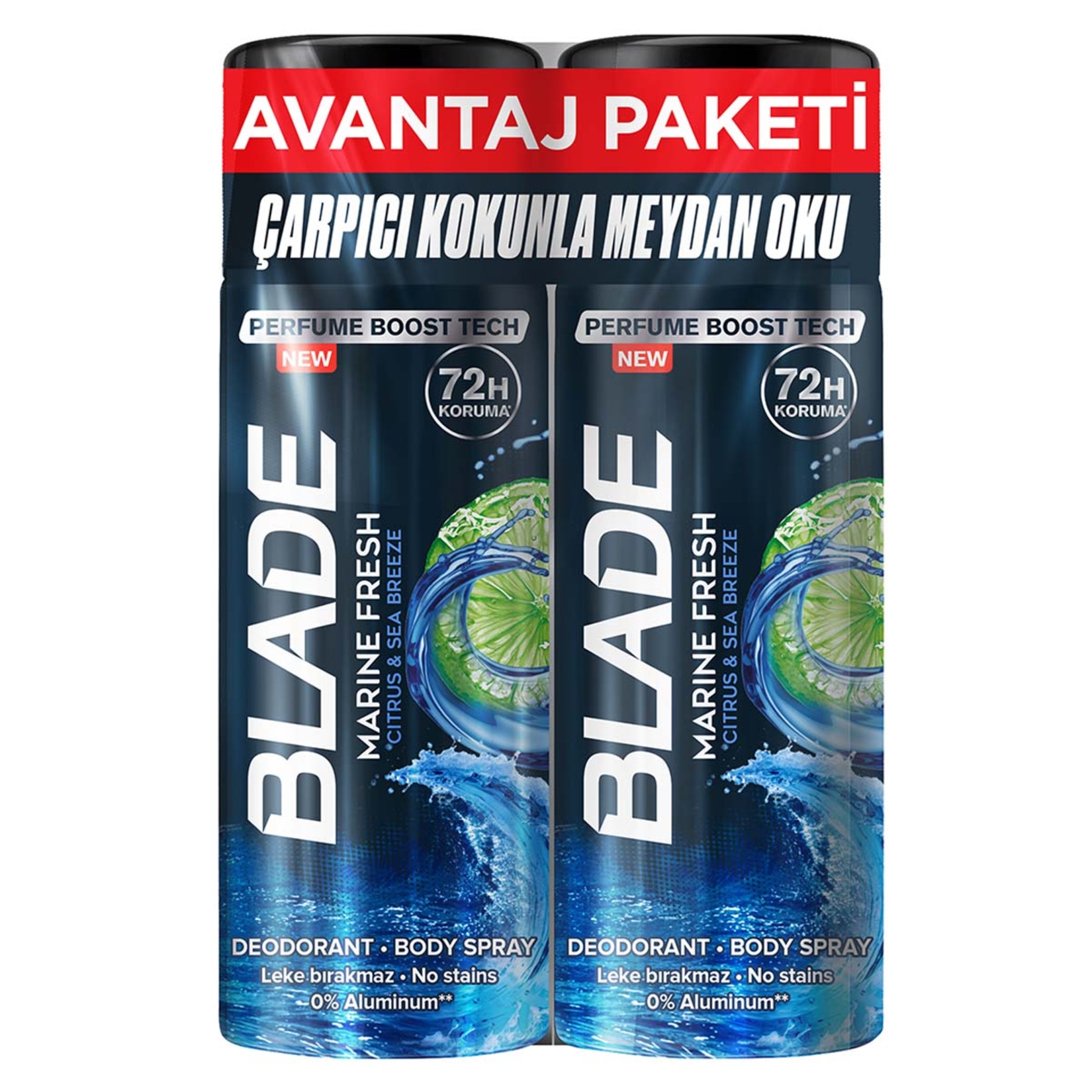 Blade Deodorant Marine Fresh 2 x 150 Ml - Görsel 1