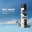 Nivea Men Sprey Deodorant Black & White Invisible Epic 150 Ml - Görsel 6