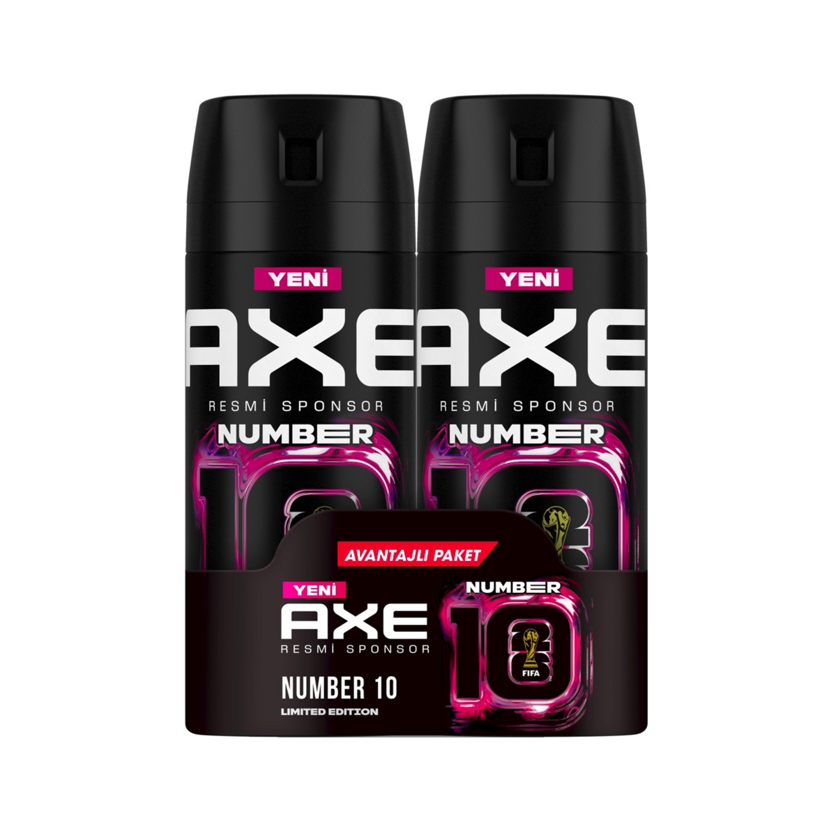 Axe Number 10 Deodorant Avantajlı Paket 2 x 150 Ml - Görsel 1