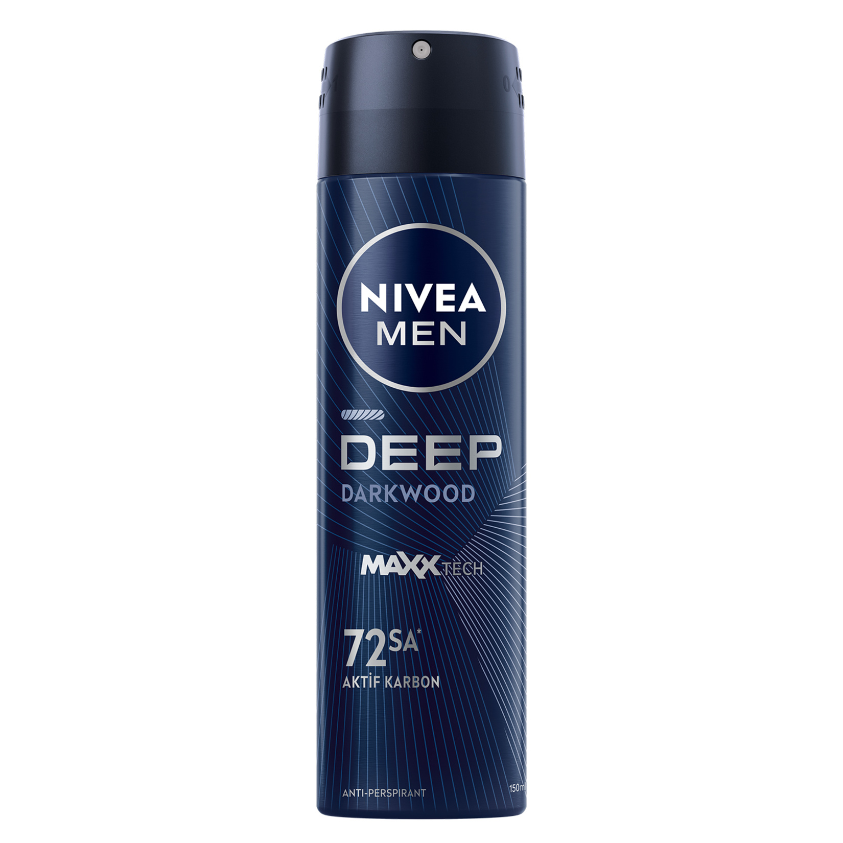 NIVEA Men Erkek Sprey Deodorant Deep Dimension 150 Ml - Görsel 1