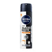 NIVEA Men Erkek Sprey Deodorant Black&White Invisible Güçlü Etki 150 ml - Görsel 1