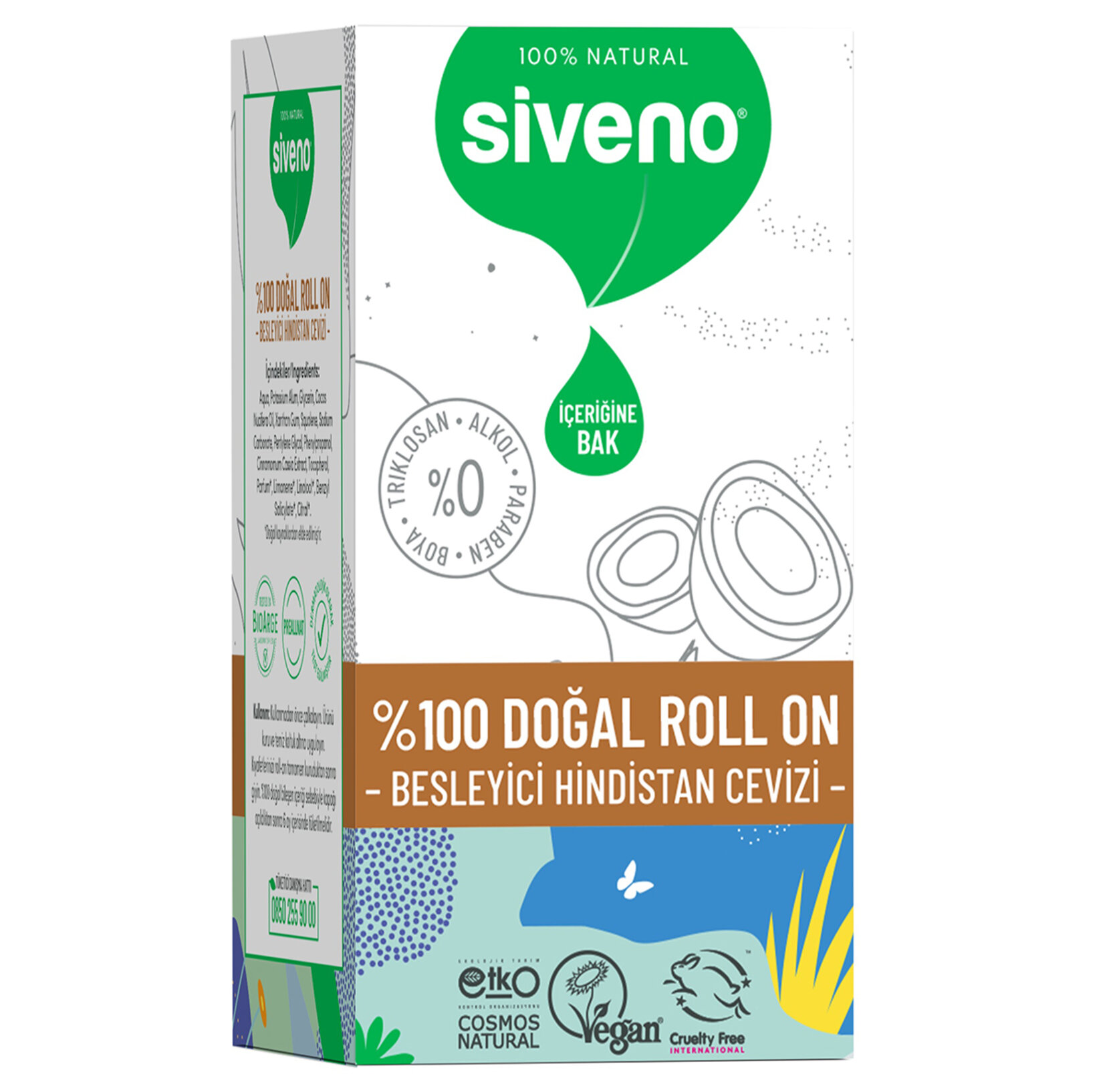 Sıveno %100 Doğal Hindistan Cevizli Roll-On 50 Ml