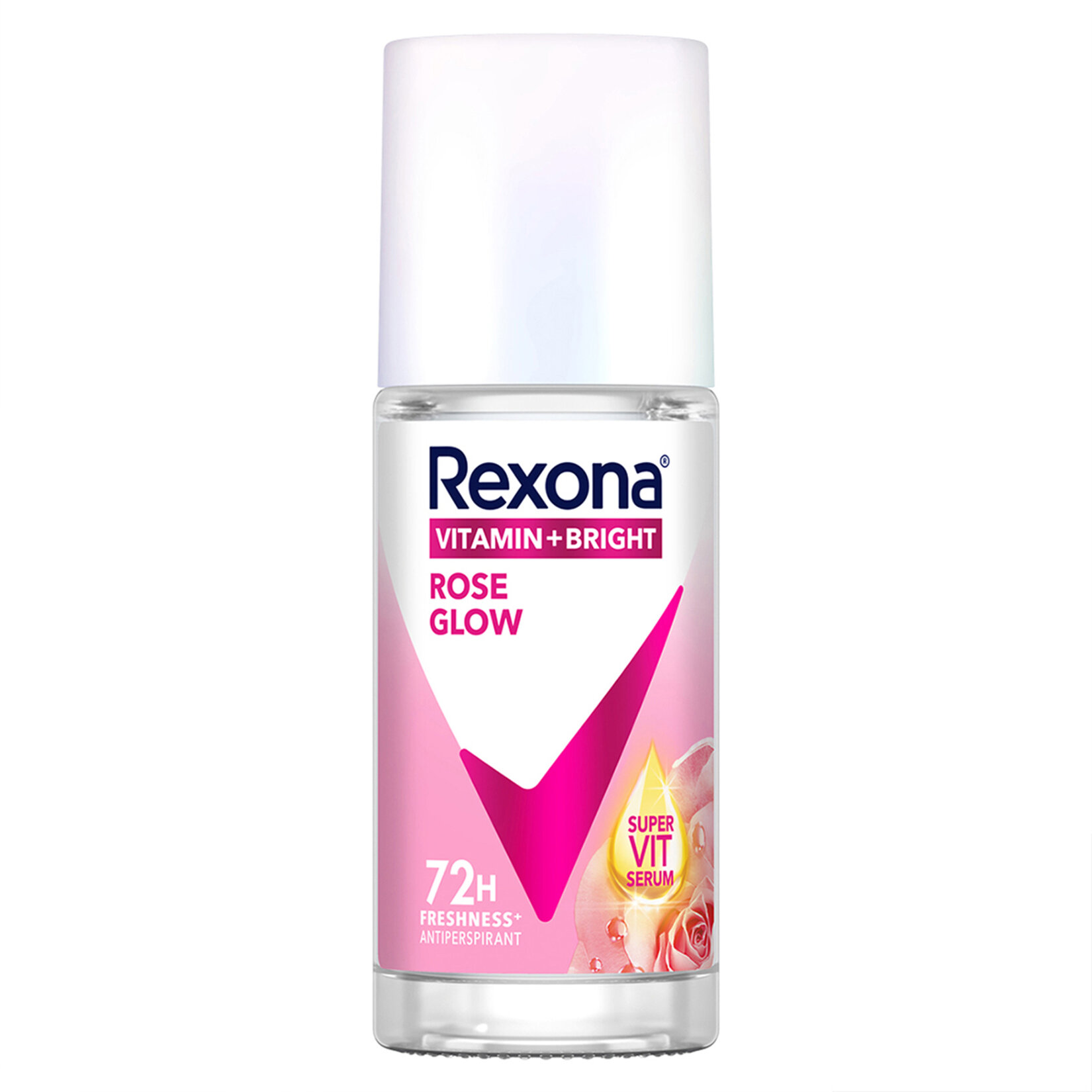 Rexona Vitamin + Bright Rose Glow Kadın Roll On 45Ml - Görsel 1
