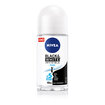 NIVEA Kadın Roll On Deodorant Black&White Invisible Pure 50 ml - Görsel 1