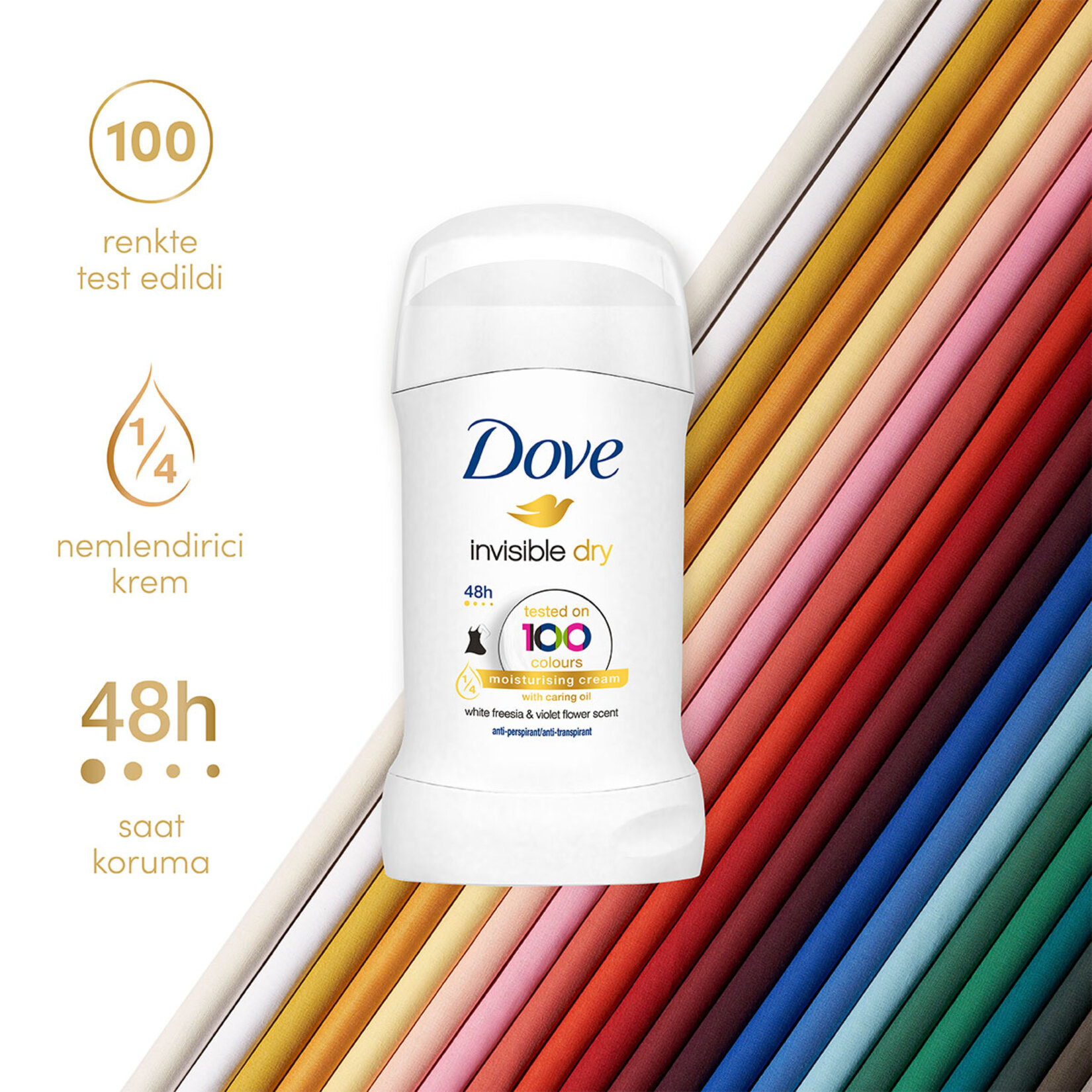 Dove Invisible Dry Antiperspirant Kadın Stick Deodorant 40 Ml - Görsel 2