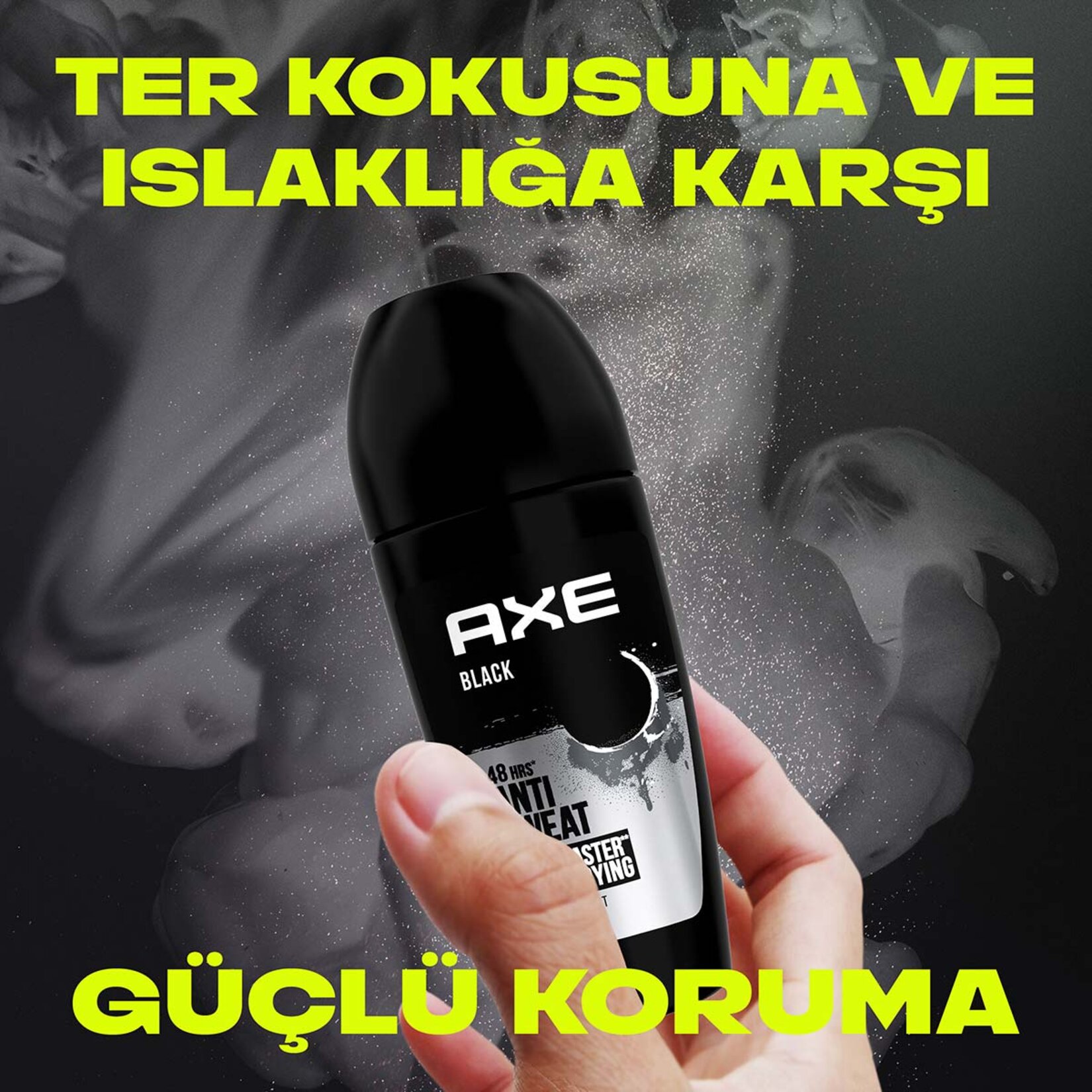 Axe Erkek Roll On Deodorant Black 48 Saat Etkileyici Koku 50 ml - Görsel 3
