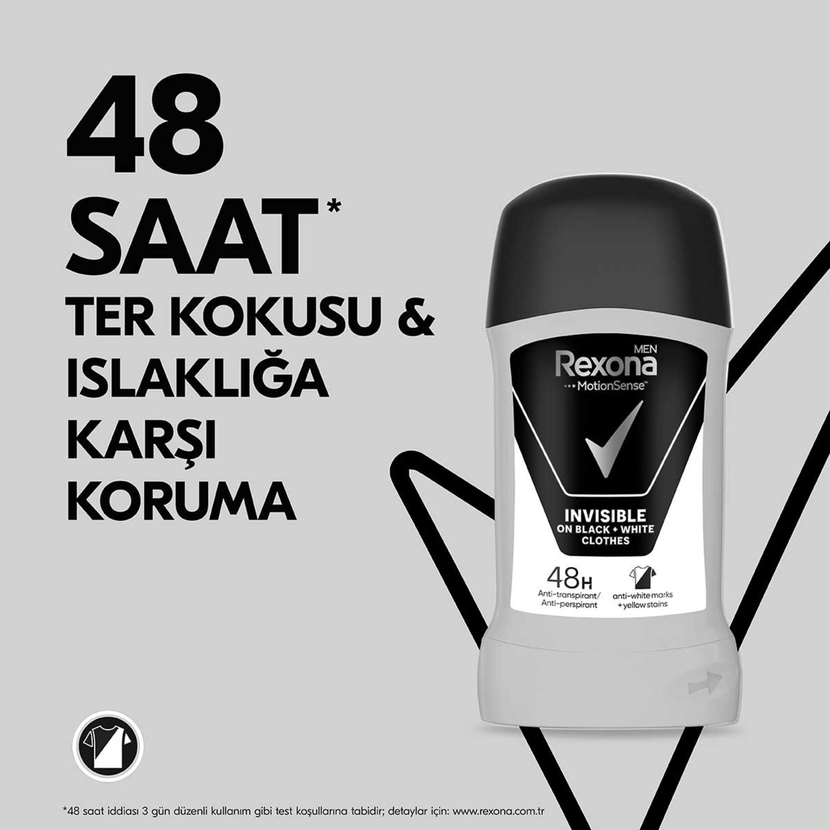 Rexona Men Invisible On Black & Whıte Clothes 50 Ml - Görsel 3