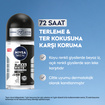 NIVEA MEN Erkek Roll-on Deodorant Black&White Invisible Original 72 Saat Anti-perspirant Koruma 50ml - Görsel 2