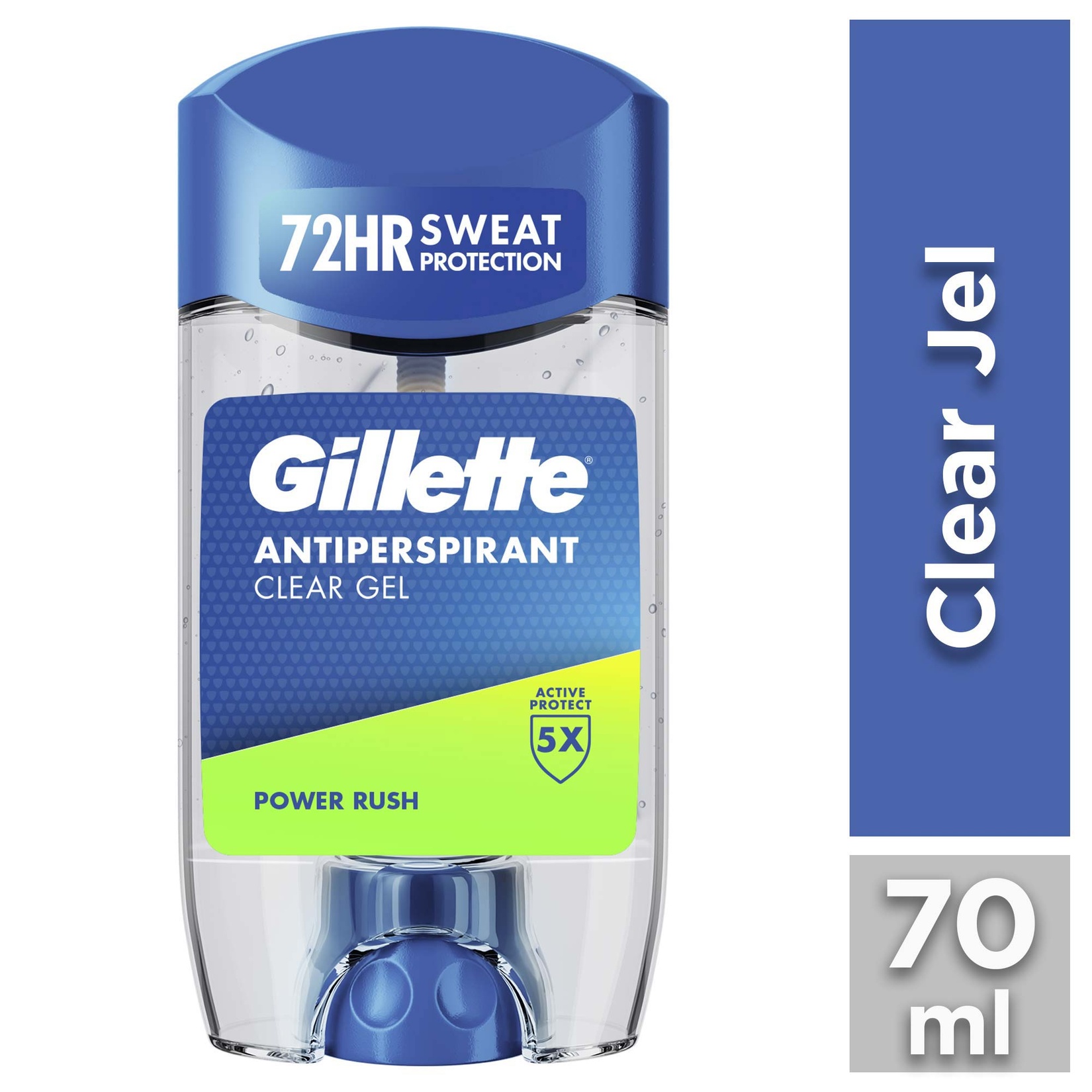 Gillette Clear Gel Power Rush 70 Ml - Görsel 2