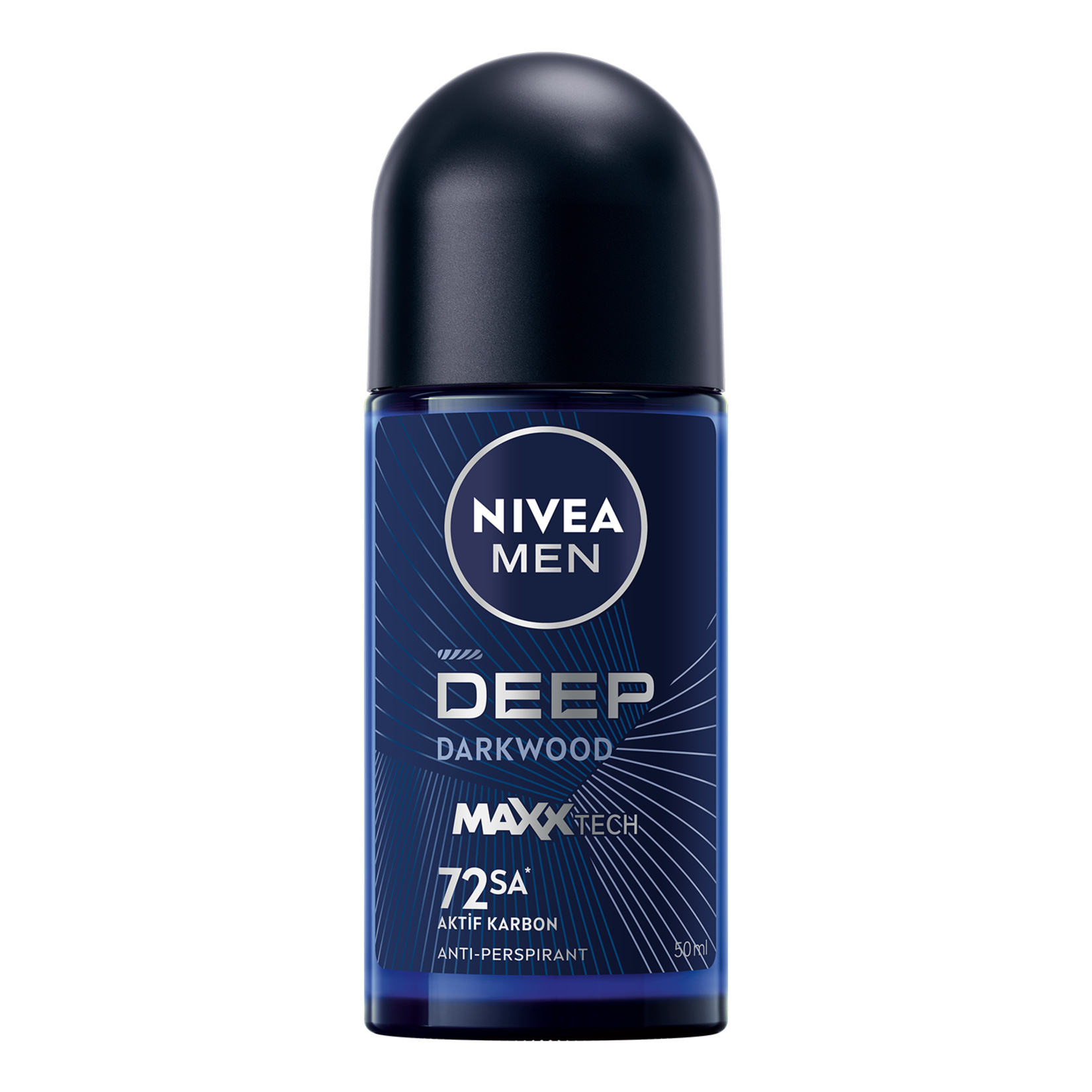 NIVEA Men Erkek Roll-On Deodorant Deep Dimension 50 ml - Görsel 1