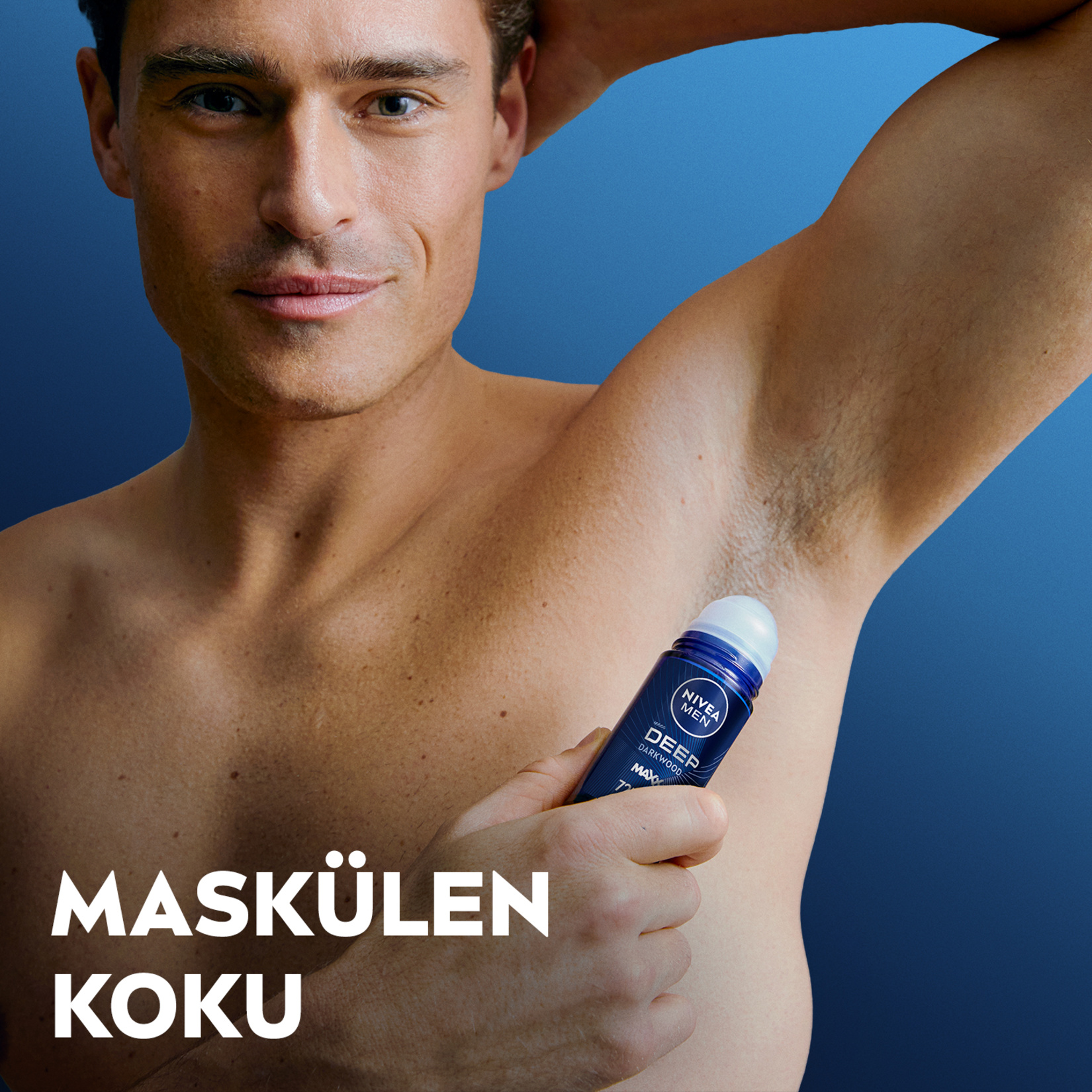 NIVEA Men Erkek Roll-On Deodorant Deep Dimension 50 ml - Görsel 4
