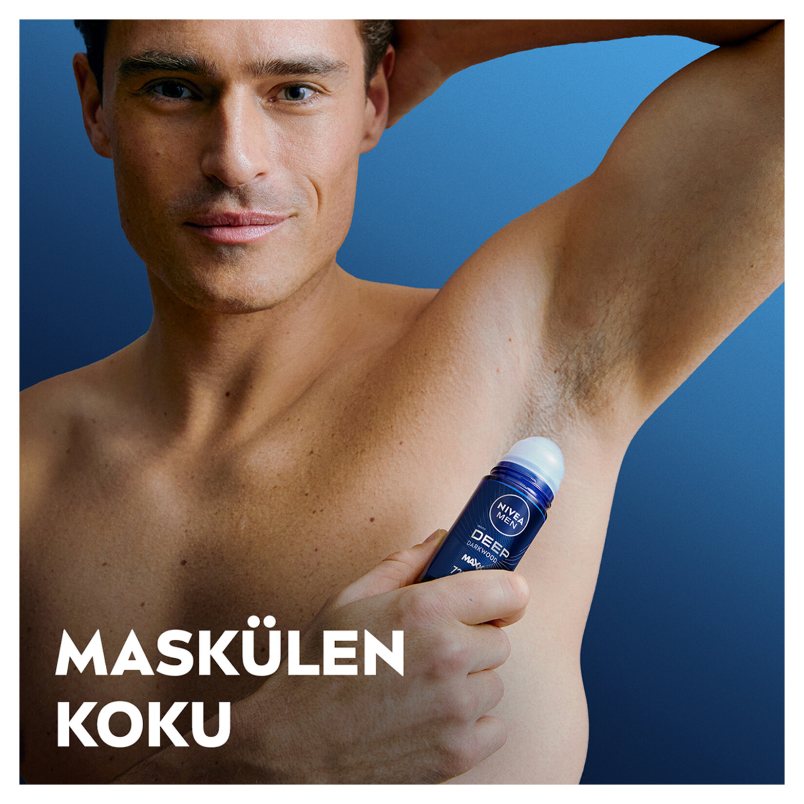 NIVEA Men Erkek Roll-On Deodorant Deep Dimension 50 ml - Görsel 4