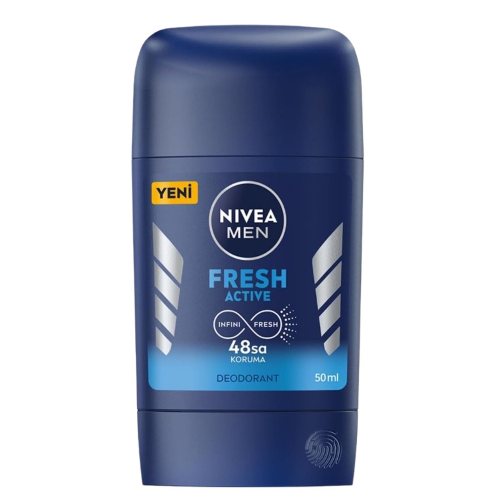 NIVEA MEN Erkek Stick Deodorant Fresh Active 50 Ml - Görsel 1