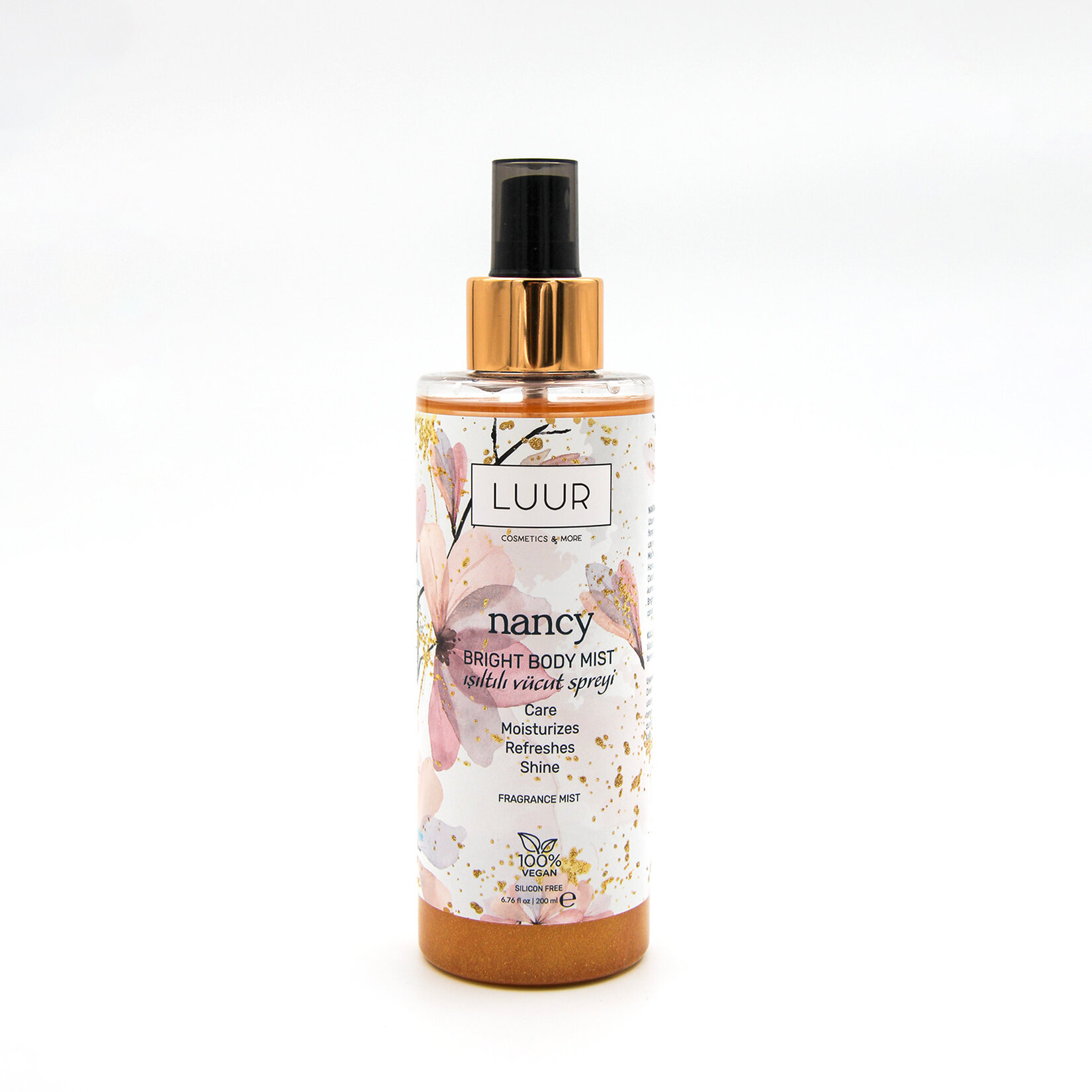 Luur Nancy Işıltılı Vücut Spreyi 200 Ml - Görsel 1