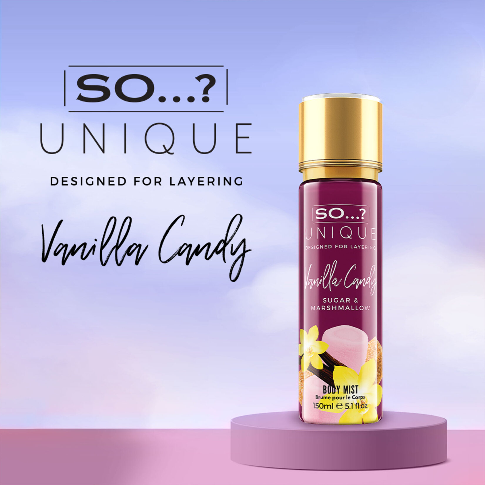 So...? Unıque Vanılla Candy Vücut Spreyi 150 Ml - Görsel 4