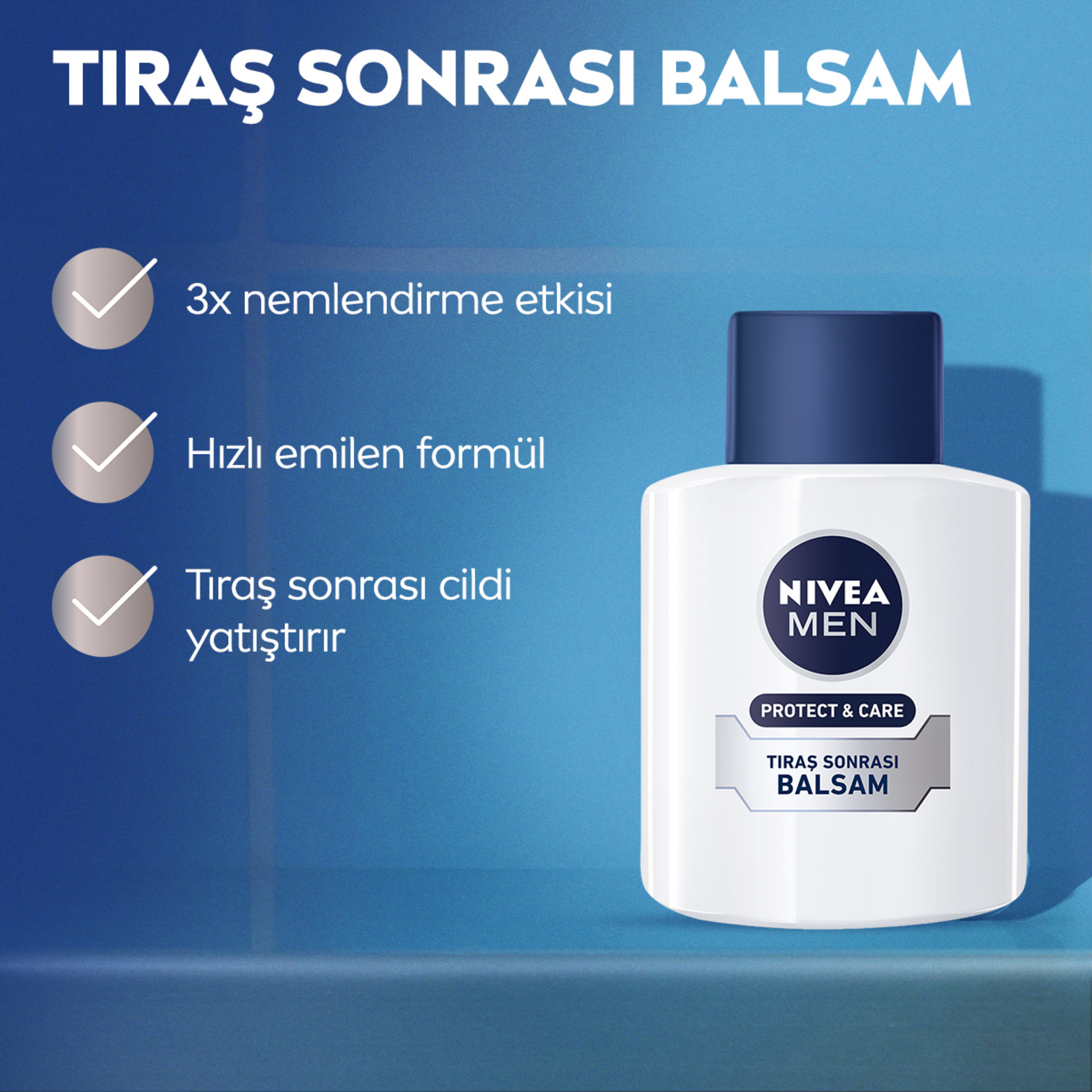 Nivea Protect & Care Nemlendirici Tıraş Sonrası Balsam 100Ml - Görsel 2