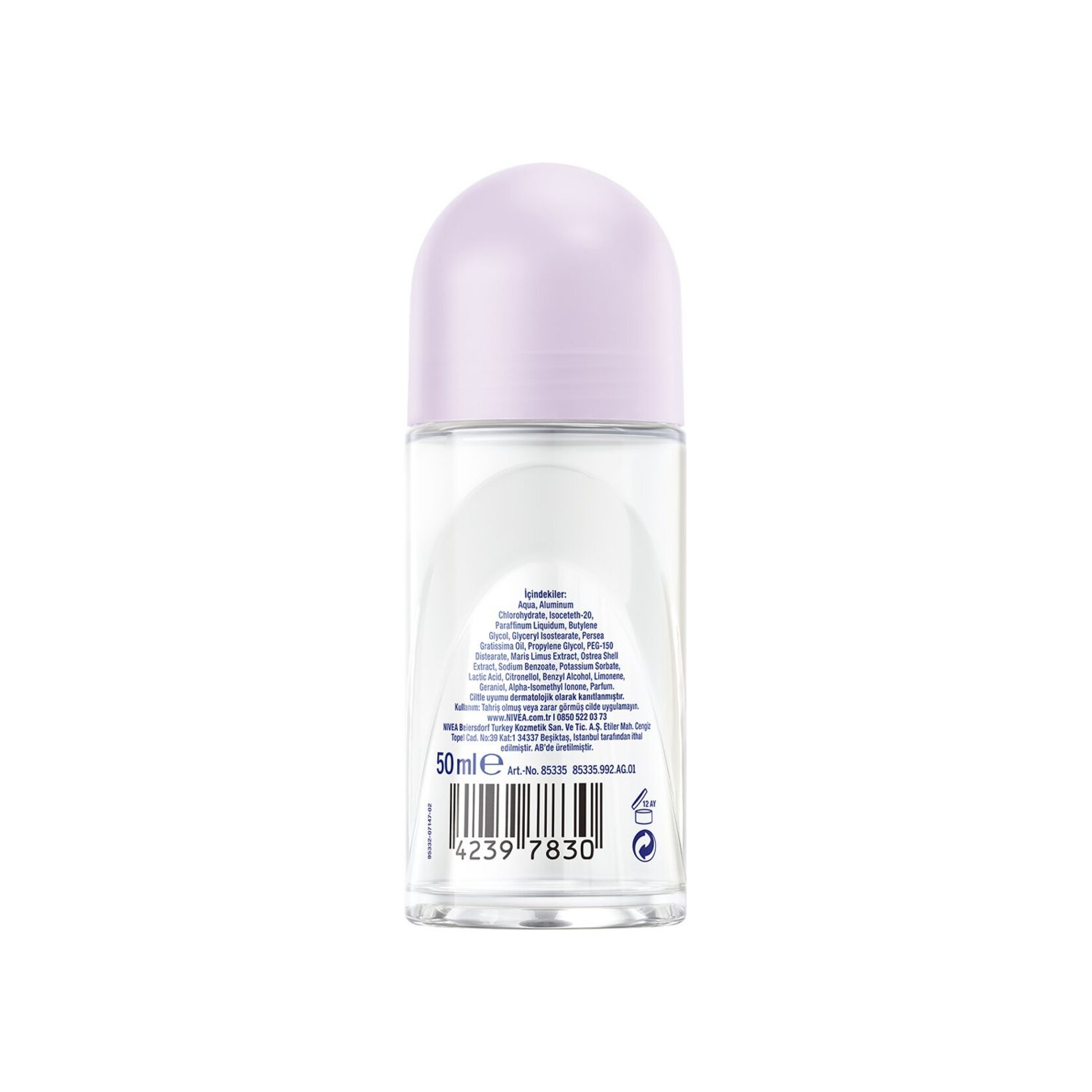 NIVEA Kadın Roll On Deodorant Fresh Orange, 48 Saat Anti-perspirant koruma, 50 ml - Görsel 3