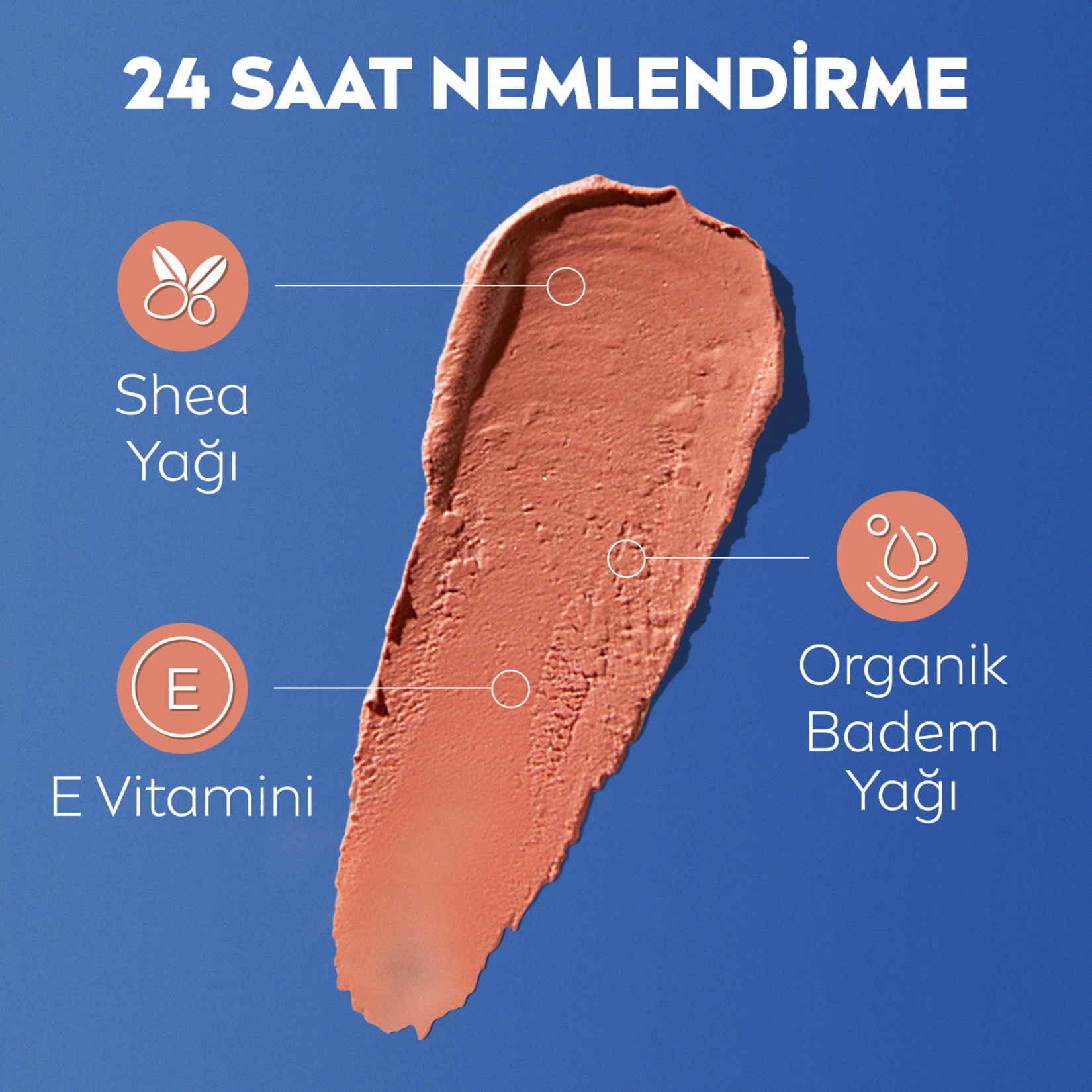 NIVEA Nude Renkli Dudak Bakım Kremi ve Nemlendirici 4.8 G - Görsel 5