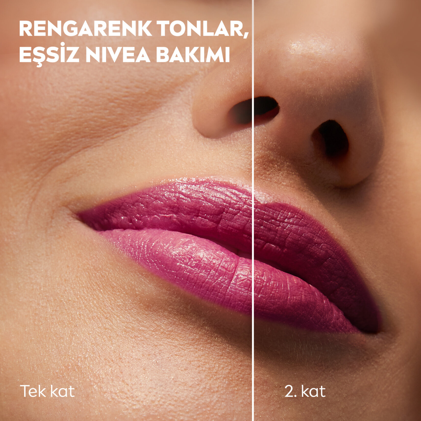 NIVEA Pembe Renkli Dudak Bakım Kremi ve Nemlendirici 4.8gr - Görsel 5