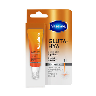 Vaseline Gluta Hya Lip Gloss Juicy Peach 10 ml