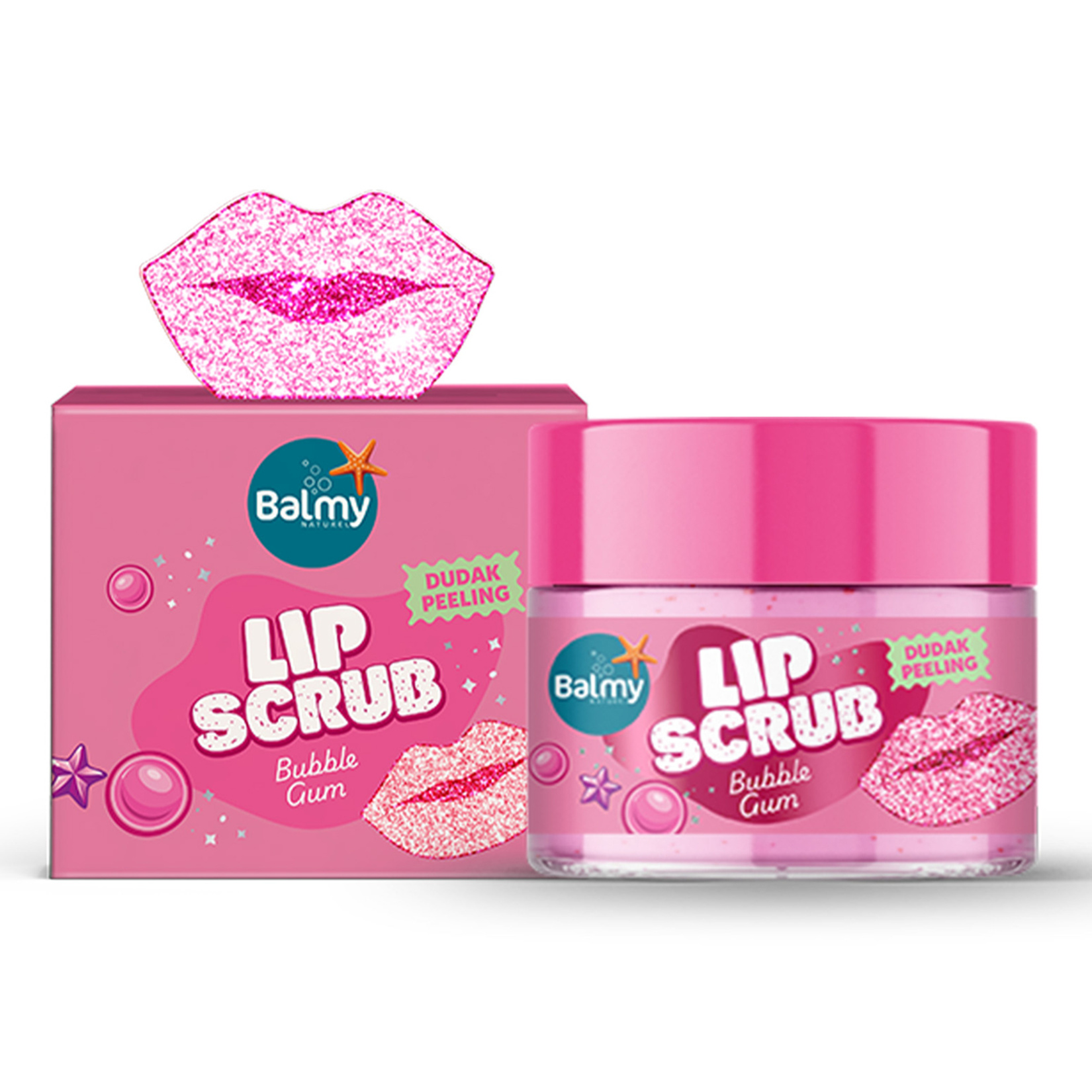 Balmy Naturel Lip Scrub Bubble Gum 30 G