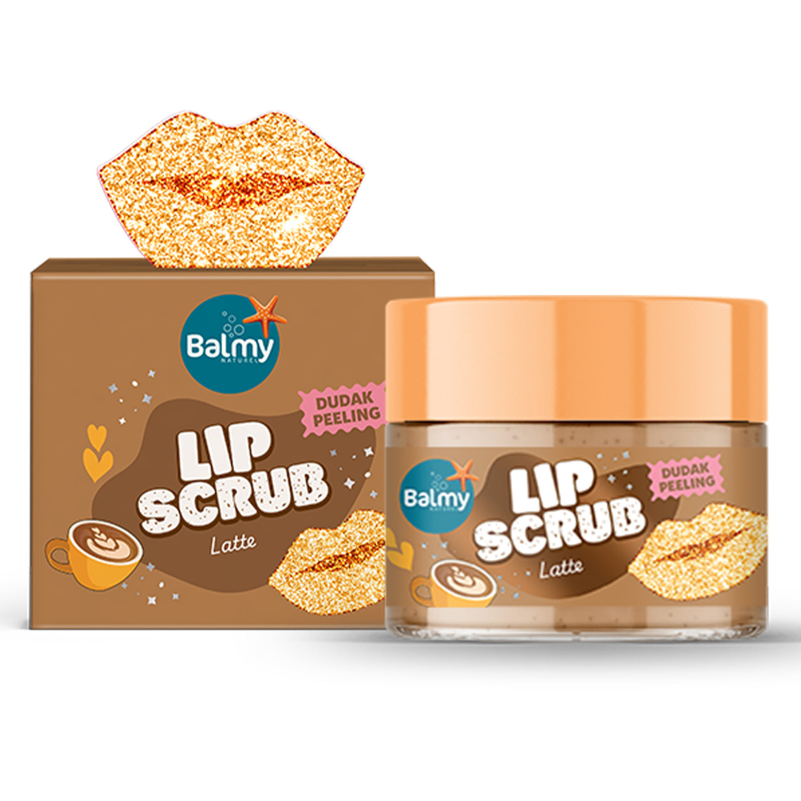 Balmy Naturel Lip Scrub Latte 30 G