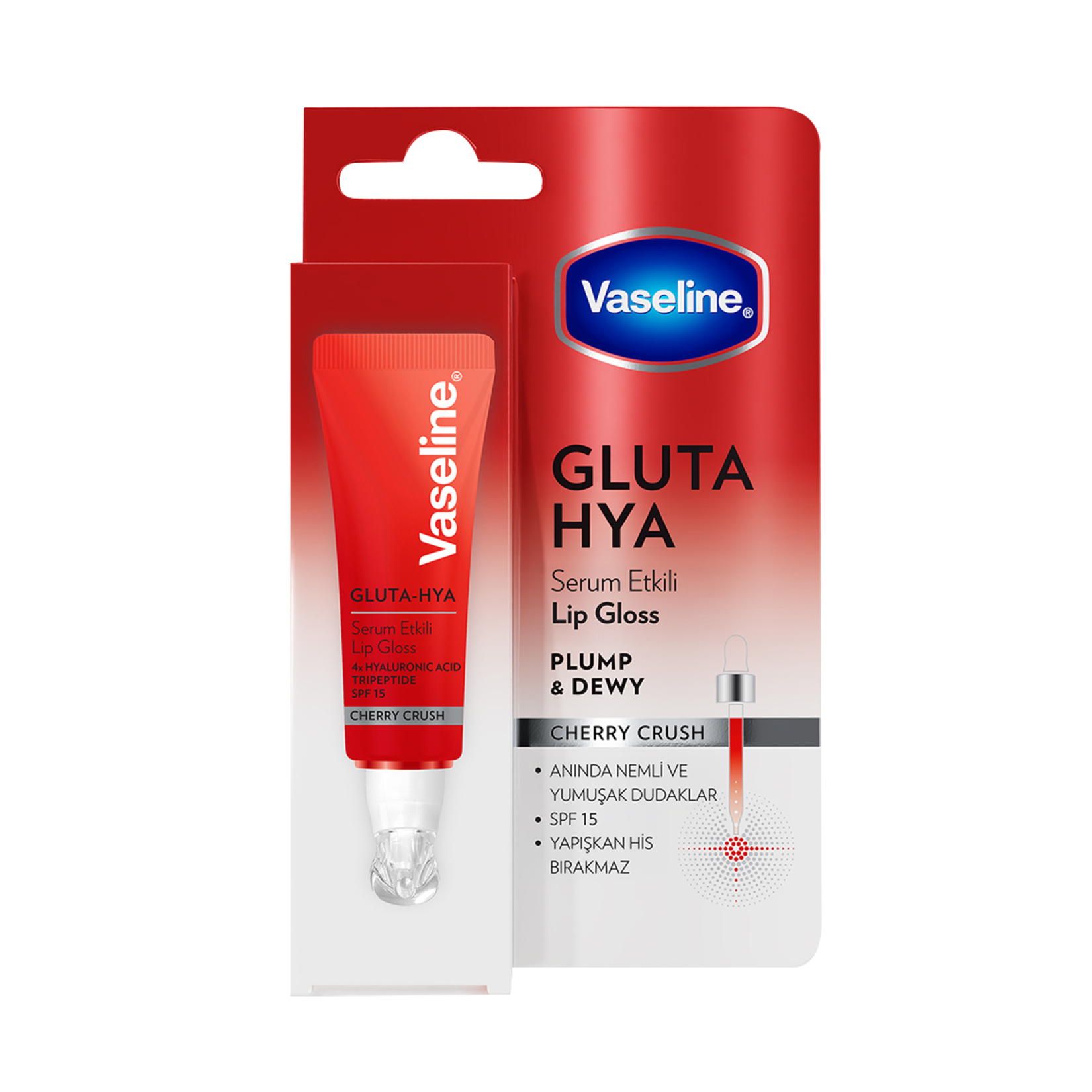 Vaseline Gluta Hya Lip Gloss Cherry Crush 10 Ml