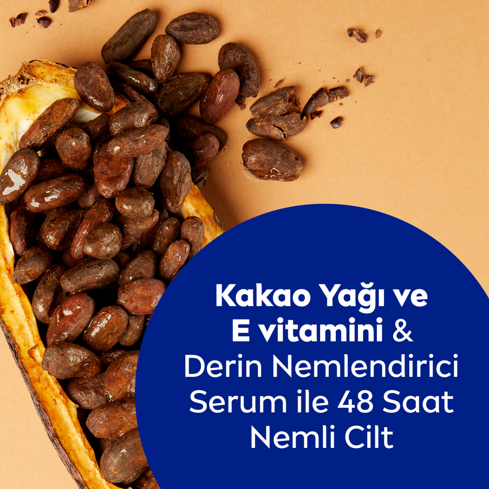 NIVEA El ve Vücut Bakım Kremi Cocoa Butter Kuru Cilt 400ml - Görsel 2