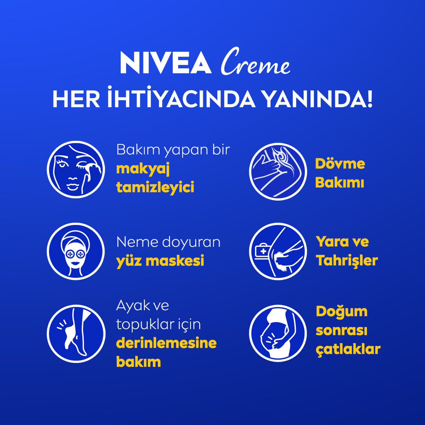 NIVEA Creme Tüm Ciltler için Nemlendirici Krem 75ml - Görsel 2