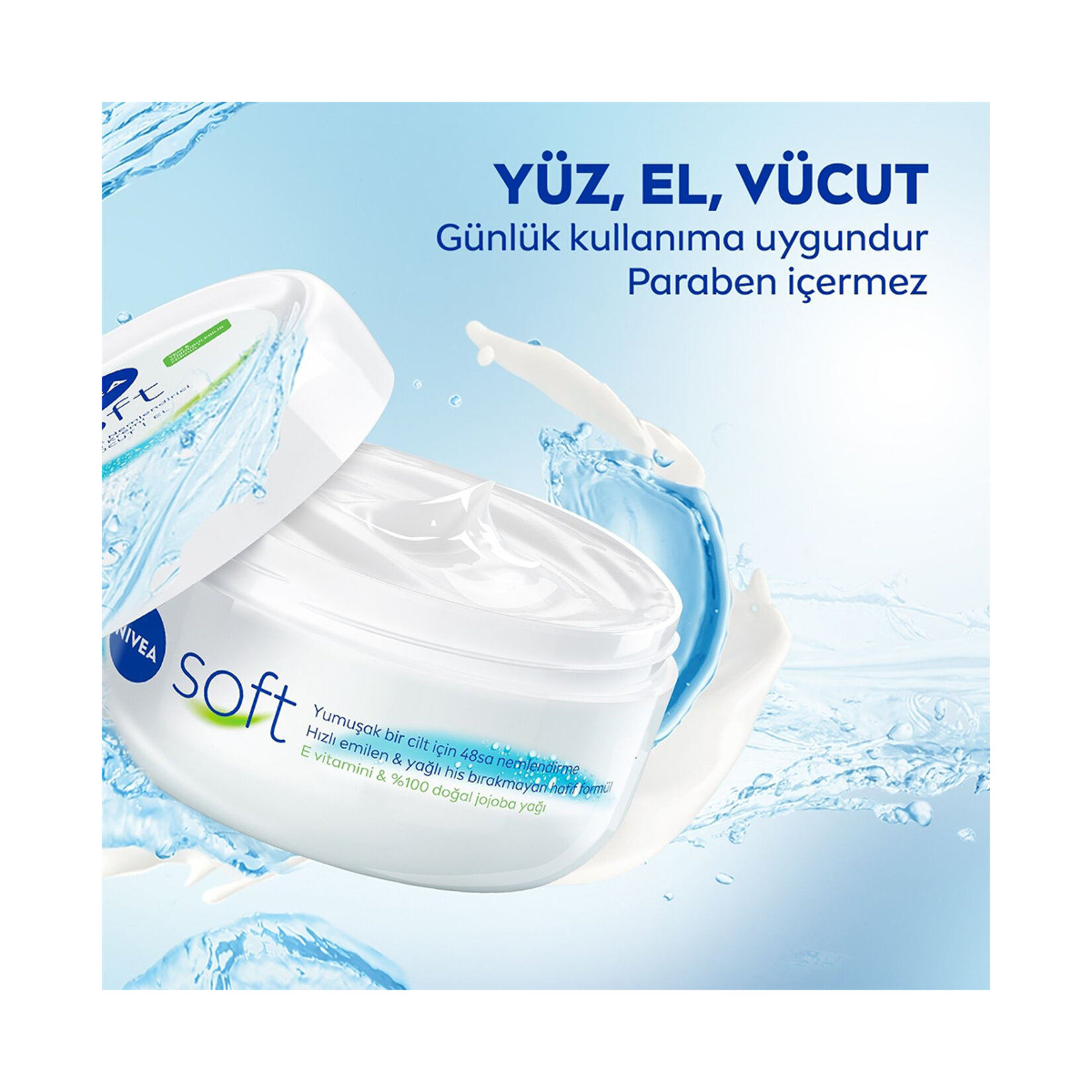 NIVEA Soft Krem 100 Ml - Görsel 4