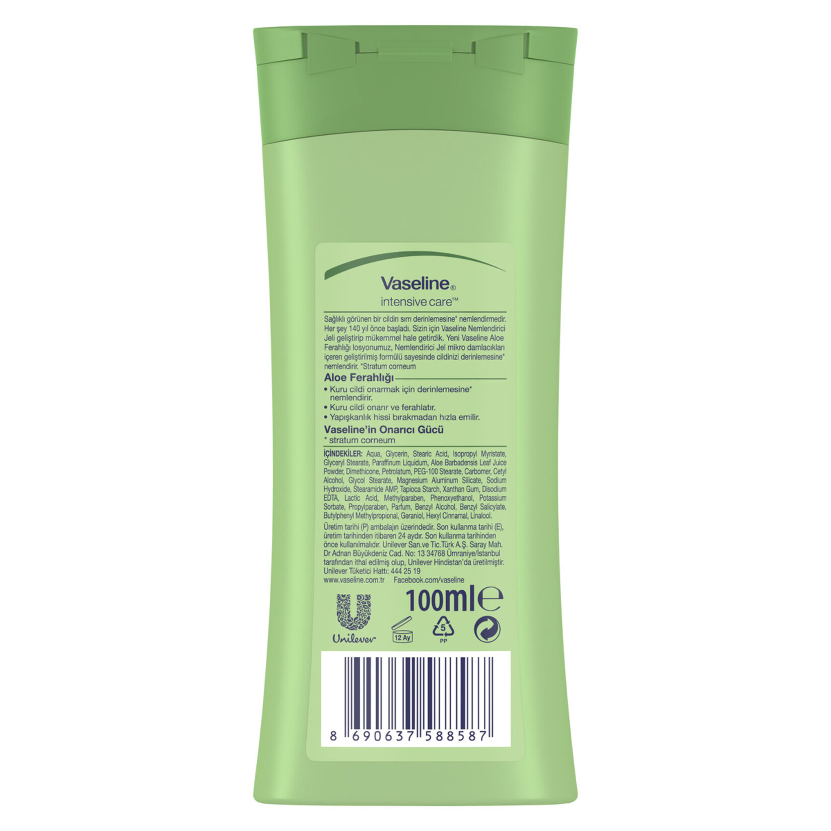 Vaseline Vücut Losyonu Aloe Ferahlığı 100 Ml - Görsel 3