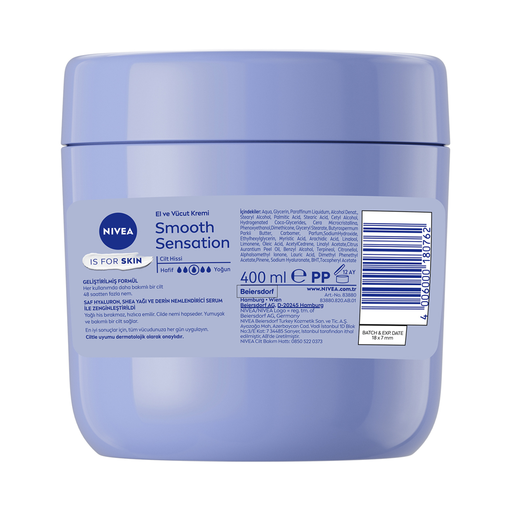 Nivea Smooth Sensation El & Vücut Bakım Kremi 400 Ml - Görsel 2