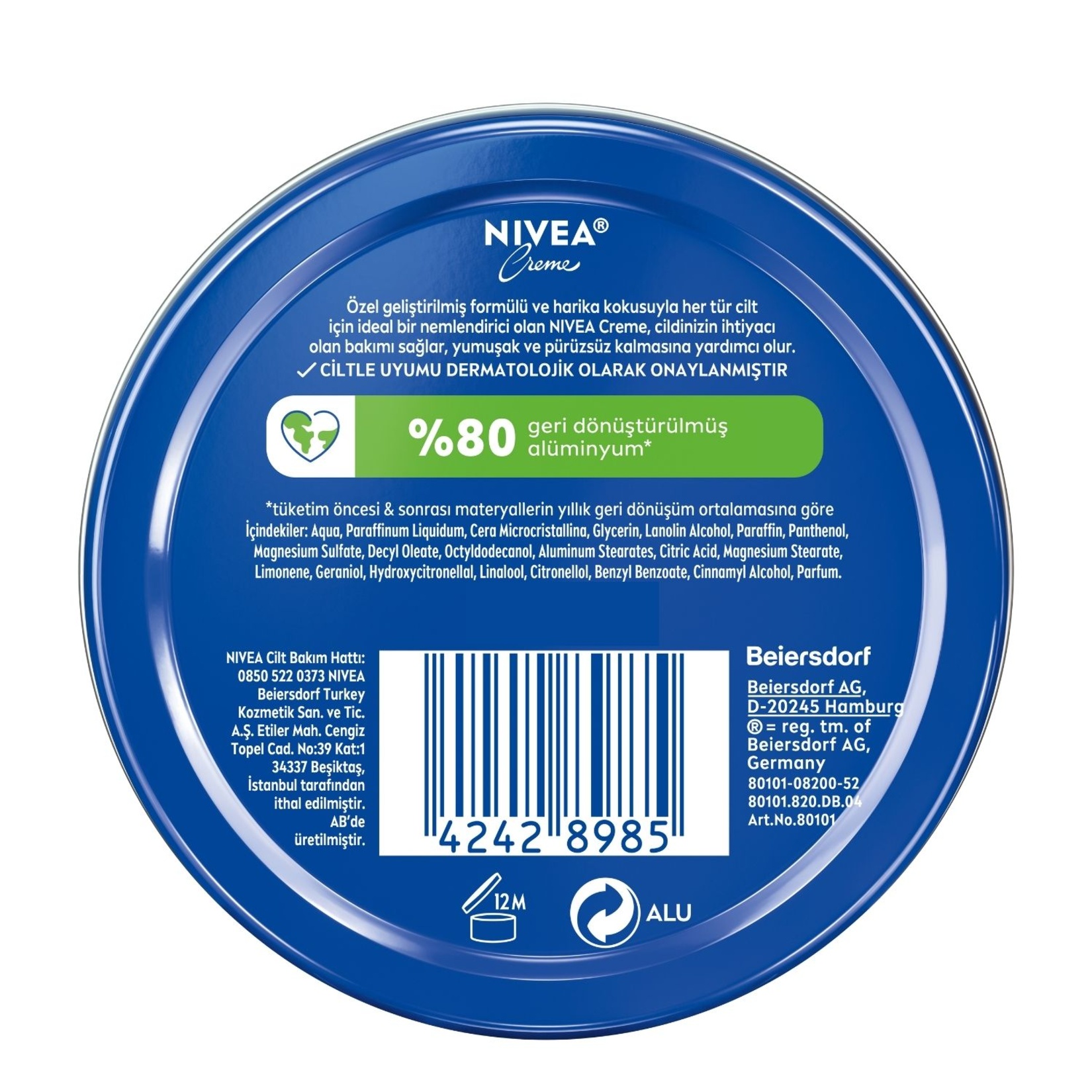 NIVEA Creme Yoğun Nemlendirici El ve Vücut Bakım Kremi 150ml - Görsel 8