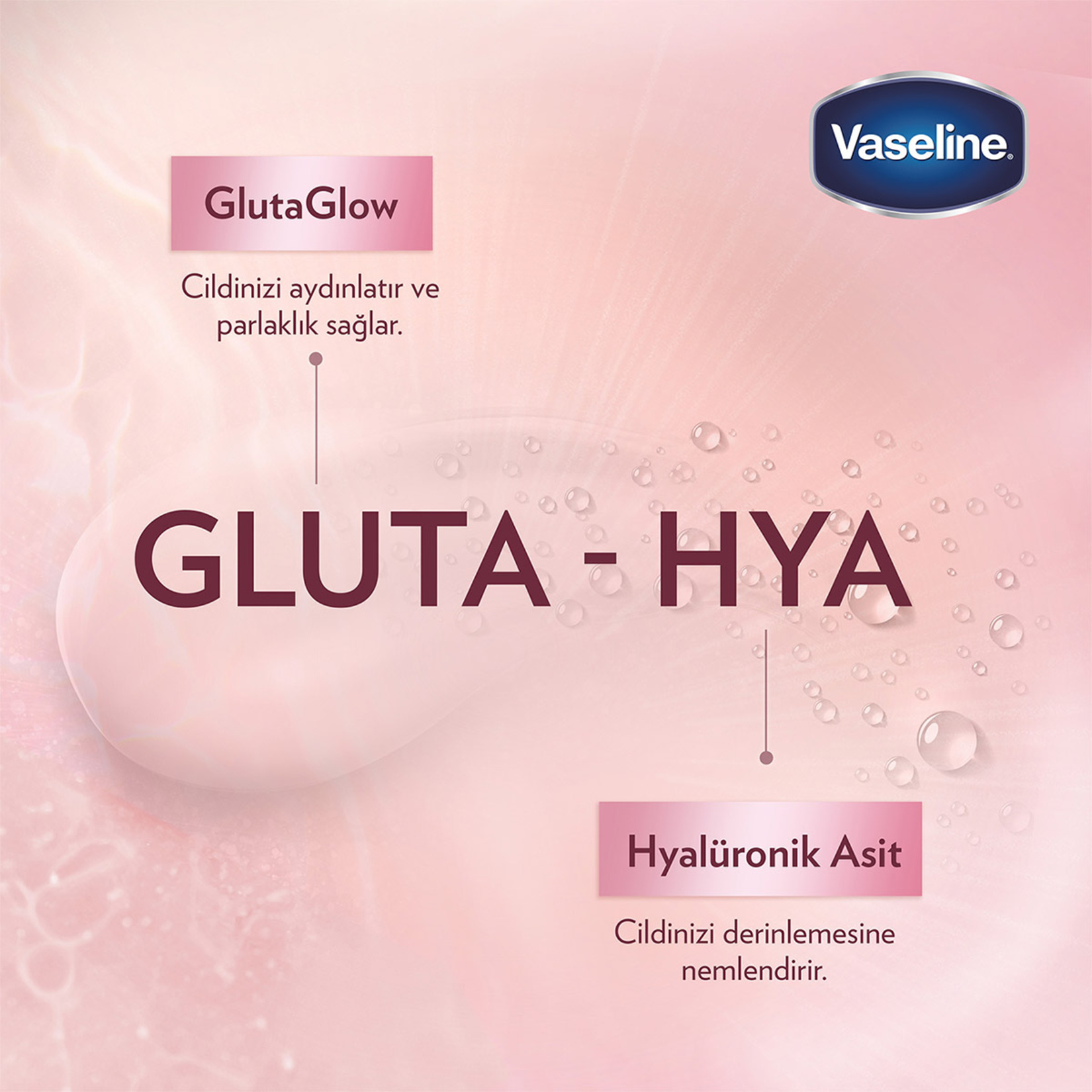 Vaseline Gluta-Hya Canlandırıcı Parlaklık 200 Ml - Görsel 2