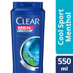 Clear Erkek Şampuan Cool Sport Menthol Mentol 550 Ml - Görsel 2