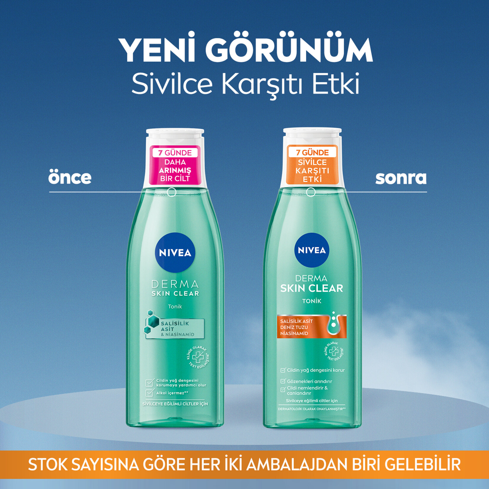 NIVEA Derma Skin Clear Sivilce Karşıtı Tonik 200ml - Görsel 2
