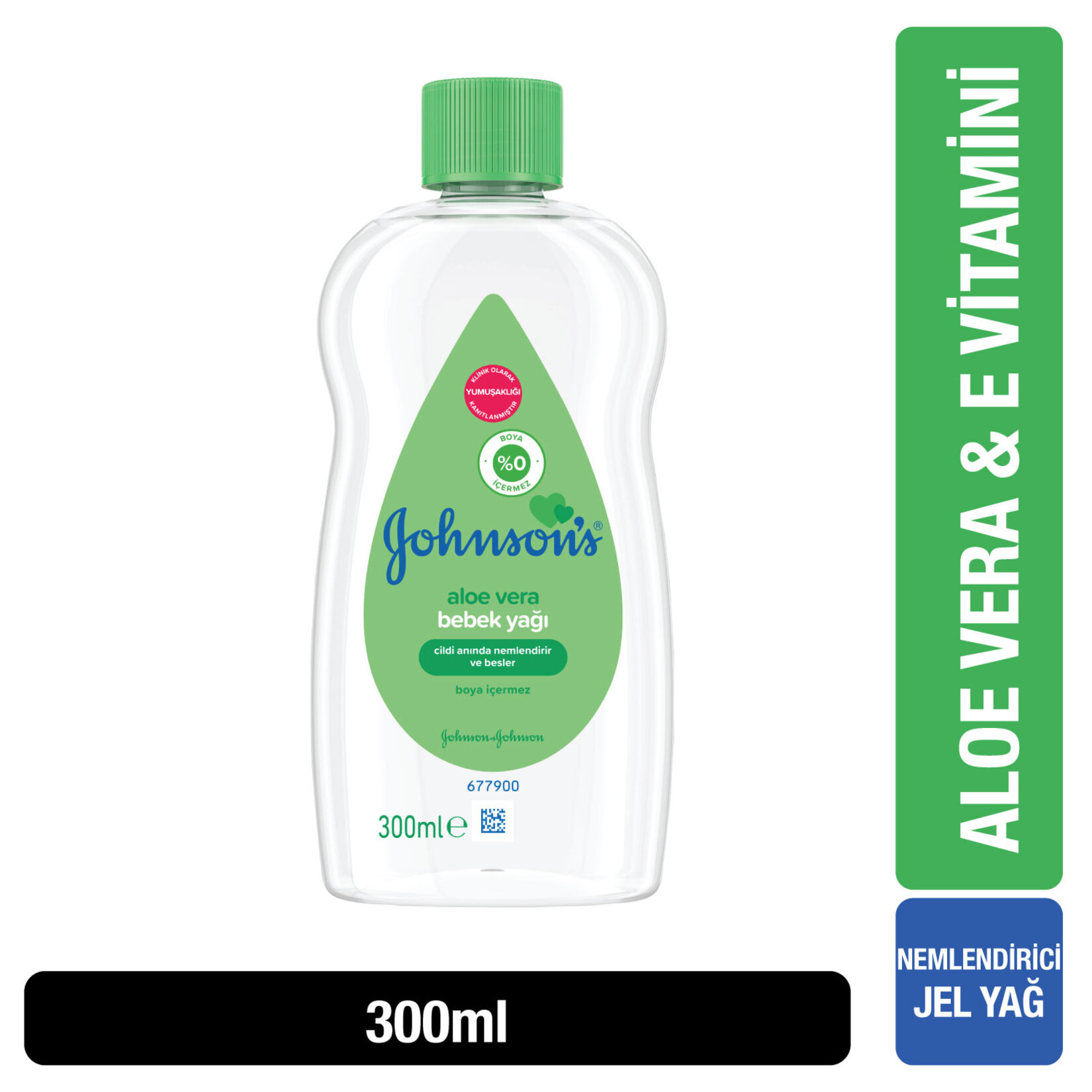 Johnson's Aloe Veralı Bebek Yağı 300 Ml - Görsel 2