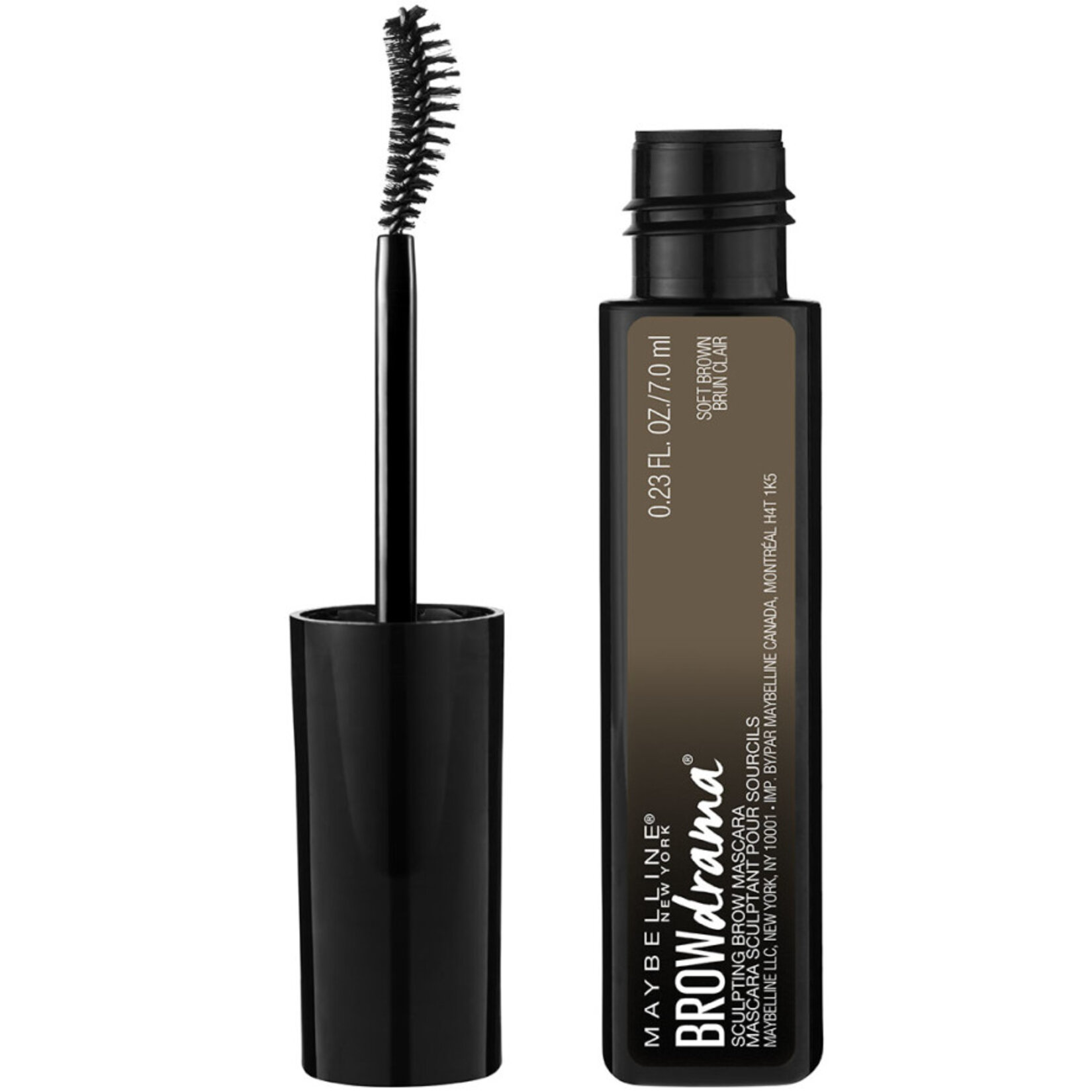 Maybelline New York Brow Drama Kaş Maskarası – Kahverengi - Görsel 1