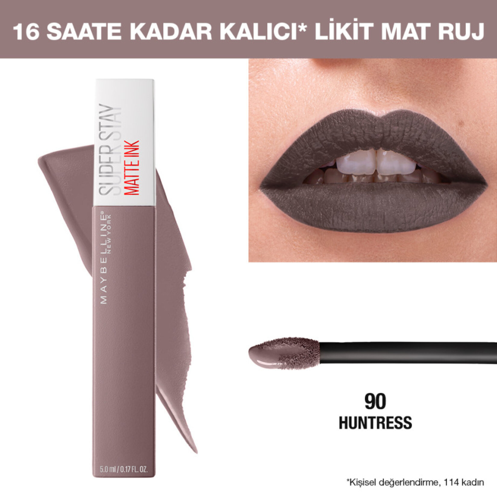 Maybelline Ss Matte Ink 90 Huntress - Görsel 5
