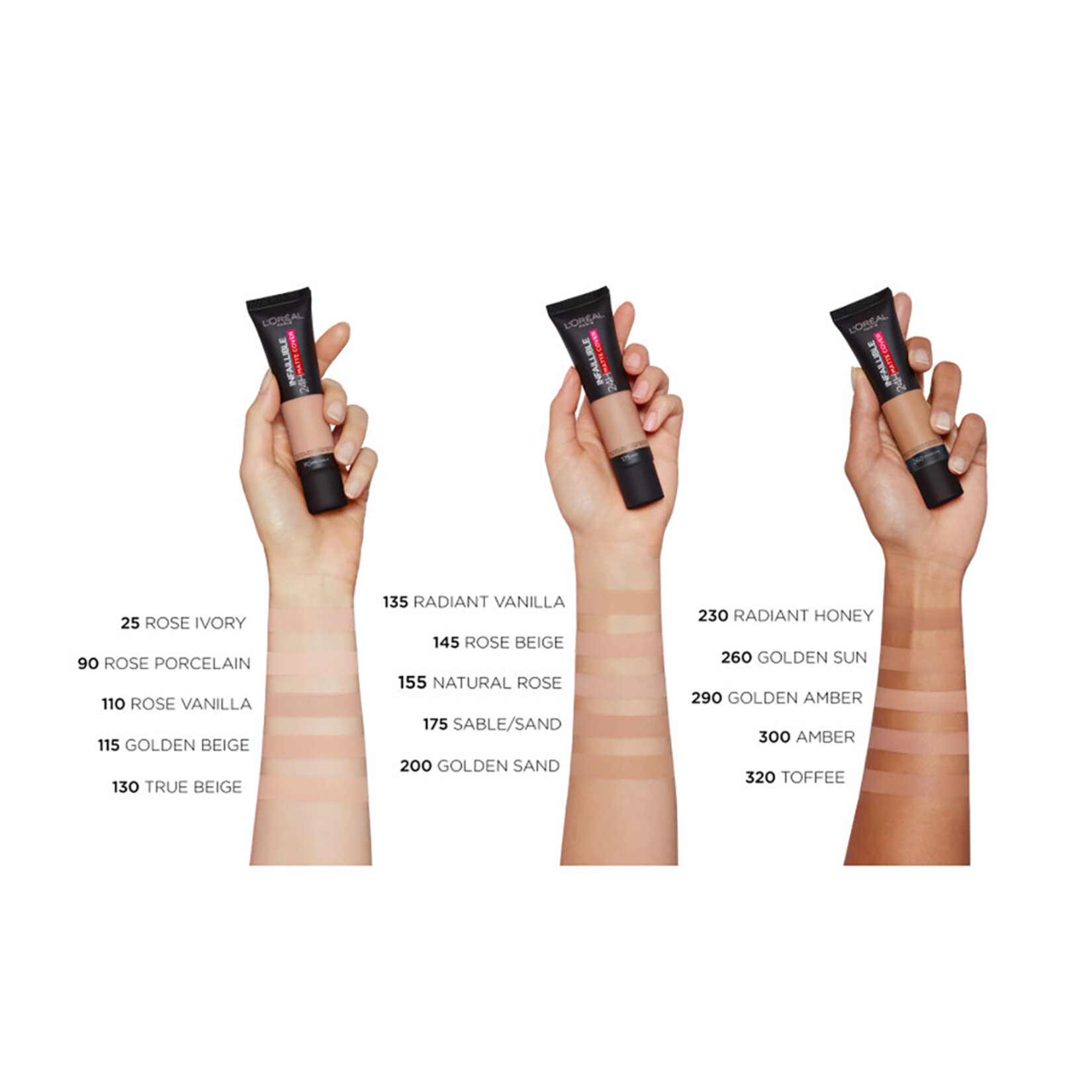 L'Oréal Paris Infaillible 24H Matte Cover Yüksek Kapatıcı Fondöten - 290 Golden Amber - Görsel 2