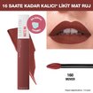 Maybelline New York Super Stay Matte Ink Likit Mat Ruj - 160 Mover - Kahverengi - Görsel 5