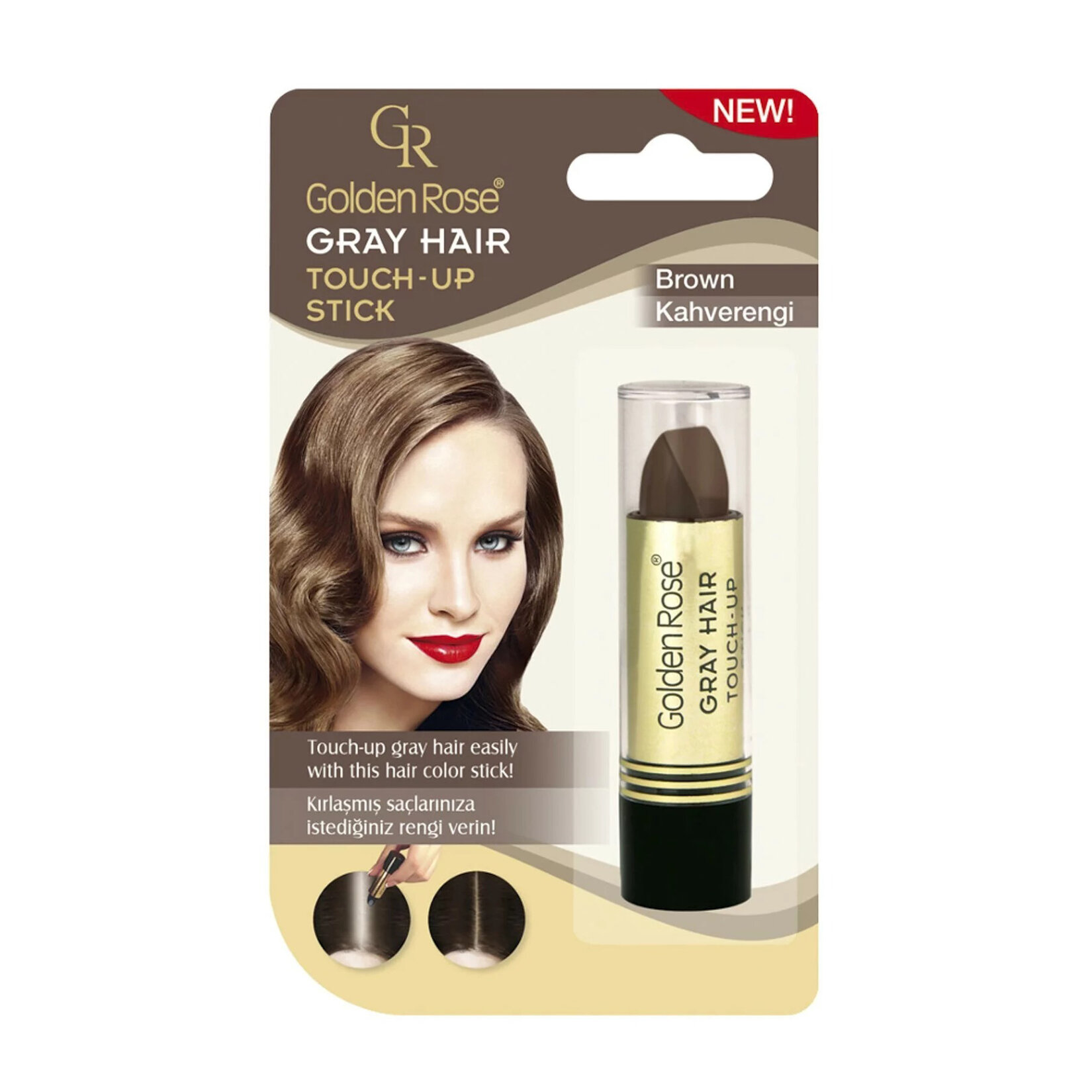 Golden Rose Grey Hair ( Brown) No:05 5.2 G