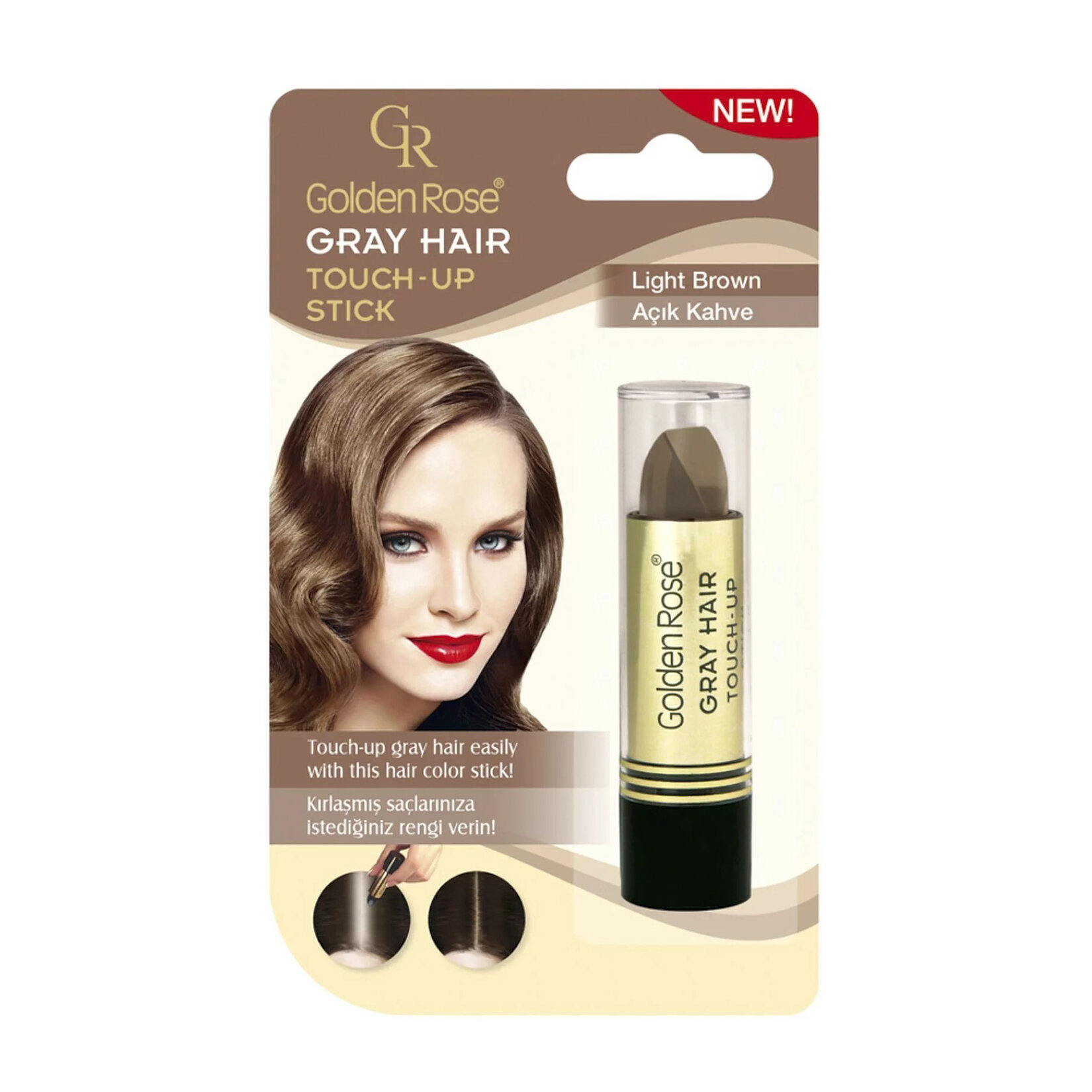 Golden Rose Grey Hair (Light Brown) No:06 5.2 G
