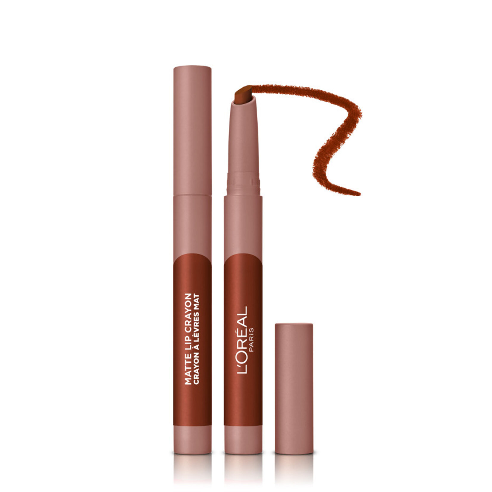 L'Oréal Paris Infaillible Matte Lip Crayon Kalem Mat Ruj - 109 Flirty Toffee - Görsel 1