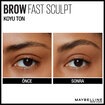 Maybelline New York Brow Fast Sculpt Kaş Maskarası - 06 Deep Brown - Görsel 4