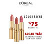 L'Oréal Paris Color Riche Saten Bitişli Ruj 125 Maison Marais - Kırmızı - Görsel 4