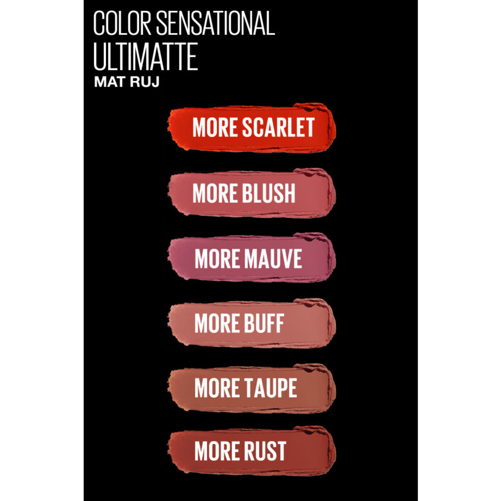 Maybelline New York Color Sensational Ultimatte Mat Ruj- 799 More Taupe (Nude) - Görsel 5