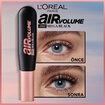 Loreal Paris Air Mega Black Maskara - 30 Saate Kadar Kalıcı - Ekstra Siyah - Görsel 2