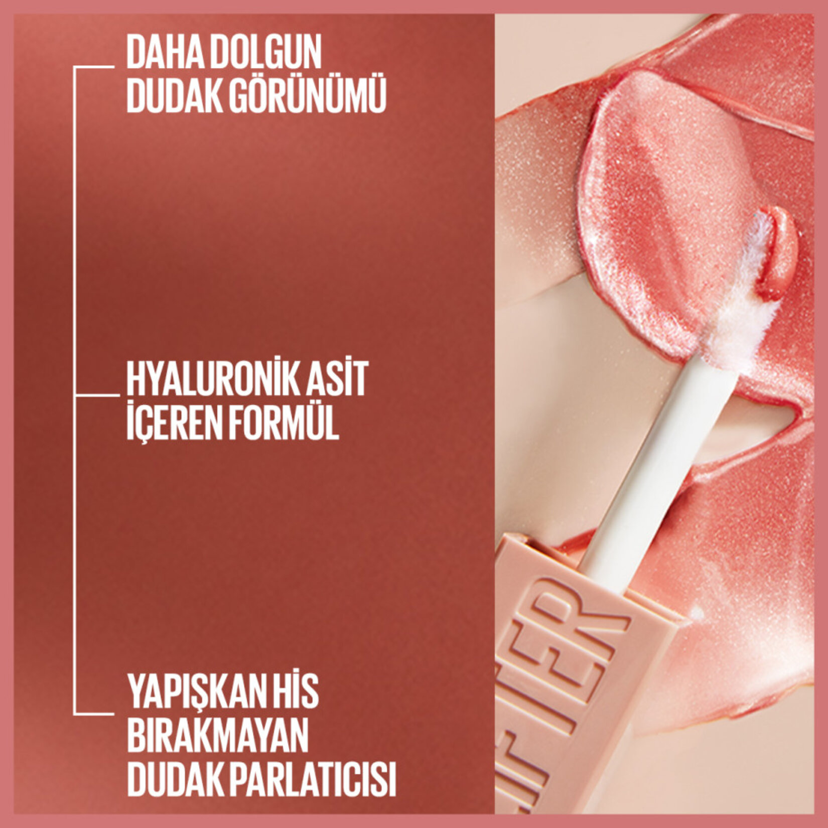 Maybelline New York Lifter Gloss Nemlendirici Dudak Parlatıcısı - 018 BRONZE - Görsel 4