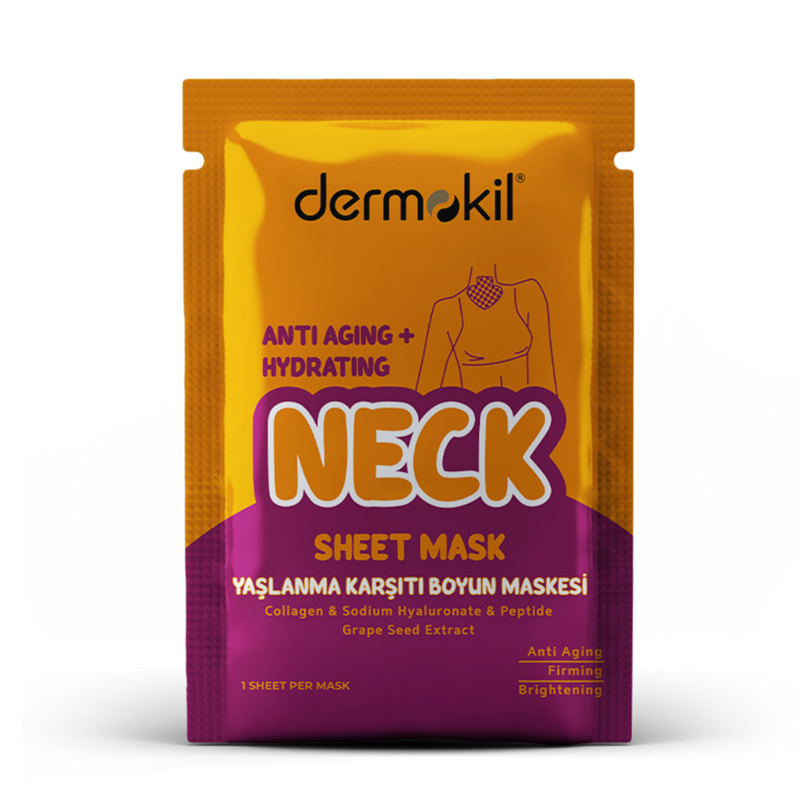 Dermokil Boyun Kağıt Maske 15 Ml